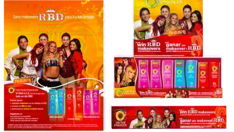 Herbal Essences RBD Marketing Collateral 