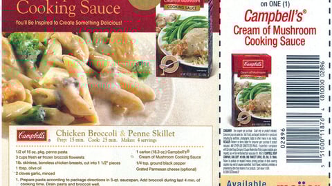 Campbell's Cooking Sauce Meijer Co-Equity FSI