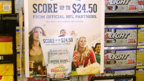 Coors Light Super Bowl Poster