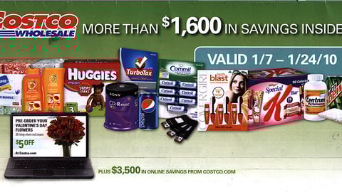 Costco January 2010 Member Mailing Cover