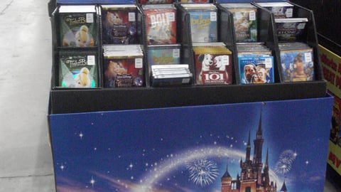 Walt Disney DVD Pallet Display