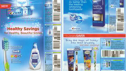 Crest, Oral-B 'Healthy Savings' FSI