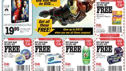 Cub Foods 'Iron Man' Incentive Feature