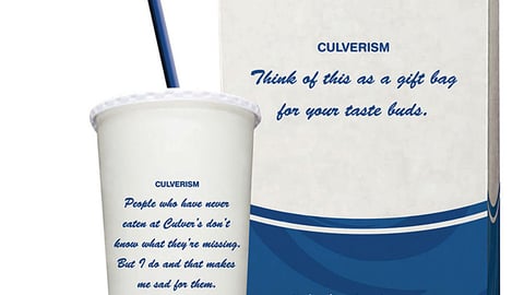 Culver's 'Culverisms' Packaging