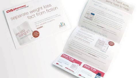CVS Alli Direct Mail Collateral