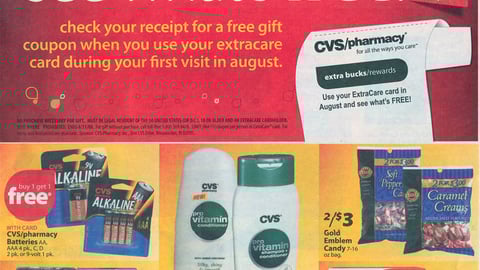 CVS ExtraCare Free Gift Feature