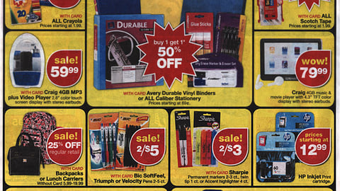 CVS Back-to-School Feature