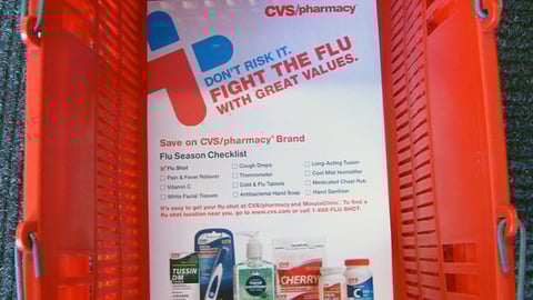 CVS Flu Shot Basket Decal