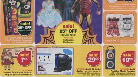 CVS 'Scare Up Some Savings' Feature