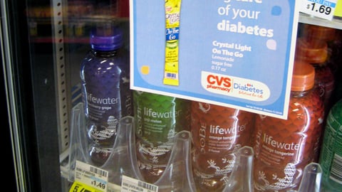 CVS Crystal Light 'Solutions for Life' Sign 