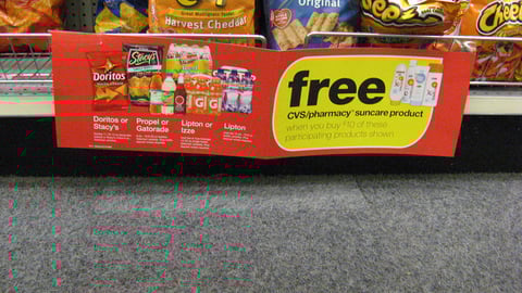 CVS Cross-Merch Shelf Sign