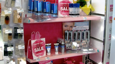 CVS 'Beauty Sale' Neutrogena Endcap