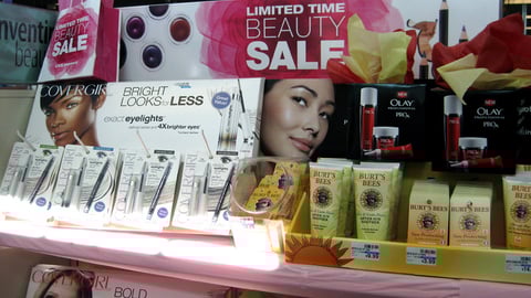 CVS 'Beauty Sale' Shelf Display
