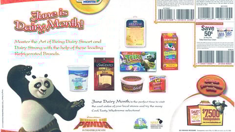 Dairy Month 'Kung Fu Panda' Co-Op FSI