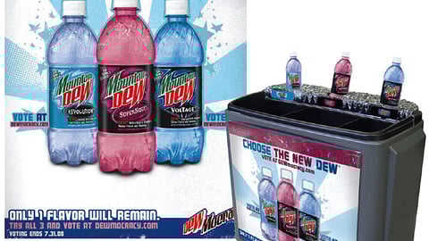 Mountain Dew 'Dewmocracy' Displays