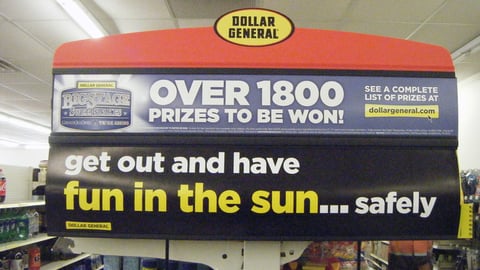Dollar General 'Big Stage Sweeps' Header