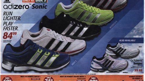 Dick's Adidas AdiZero Feature