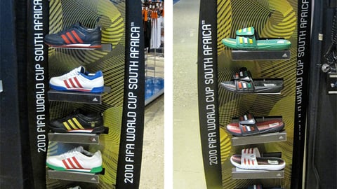 Dick's Adidas FIFA World Cup Shoes Floorstands