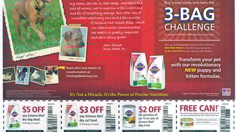 Hill's Science Diet 3-Bag Challenge FSI