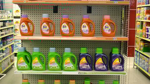 Laundry Detergent Endcap