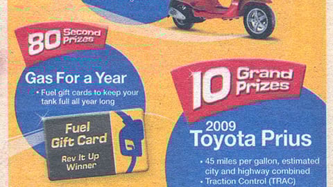 Dominick's 'Rev It Up' Sweeps Feature