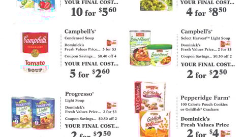 Dominick's Multi-Vendor '100 Calories' FSI