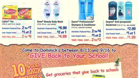 Unilever Dominick's Co-Equity FSI