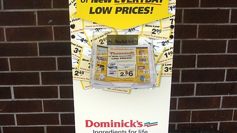 Dominick's 'Everyday Low Prices' Stanchion