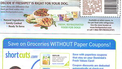 Dominick's 'ShortCuts' FSI