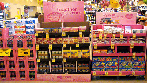 Safeway 'Together for a Cure' Pallet Displays