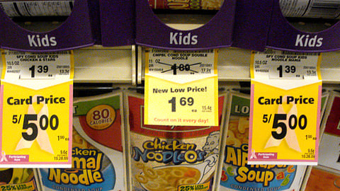 Dominick's Pink Price Labels