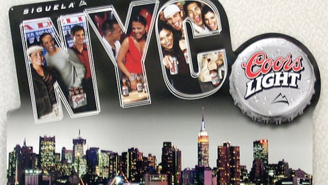 Coors Light NYC Tacker