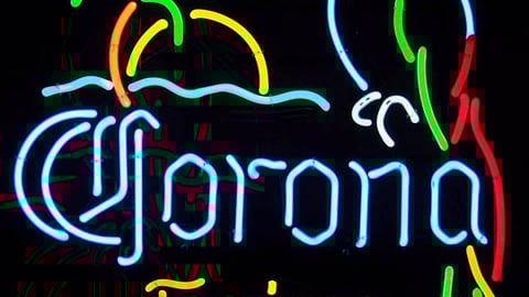 Corona Parrot Neon Sign