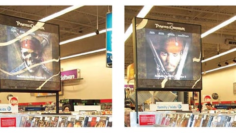 'Pirates of the Caribbean' Lenticular Sign