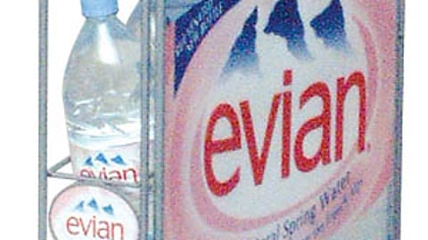 Evian  "Kicker" Floor Display