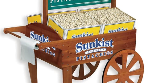 Sunkist Pistachios Fall Cart