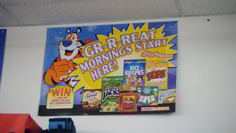 Kellogg Family Dollar 'Great Mornings' Poster