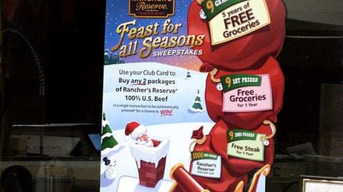 Safeway 'Feast For All Seasons' Cling