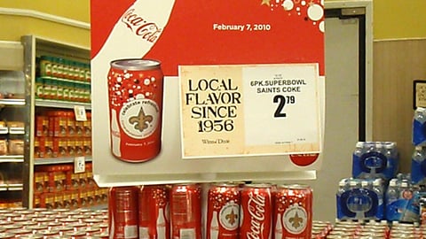 Coca-Cola New Orleans Saints Pole Topper