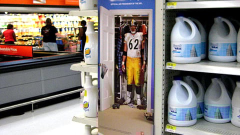 Febreze Walmart NFL Side Panel
