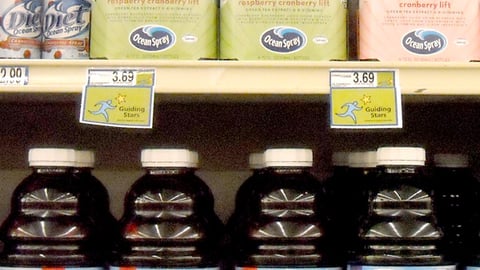 Food Lion 'Guiding Stars' Shelf Sign