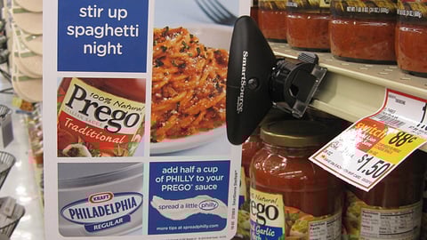 Kraft/Prego Shelf Talker