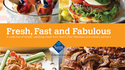 Sam's Club Cookbook Cover