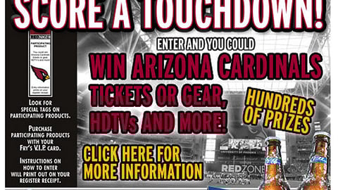 Fry's 'Score a Touchdown' Facebook Ad