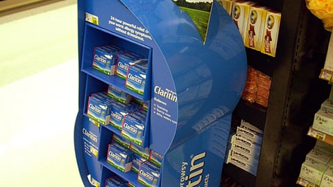 Claritin Floorstand