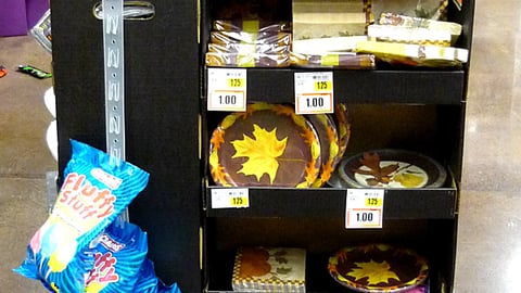 Fry's Halloween Paper Goods Shipper