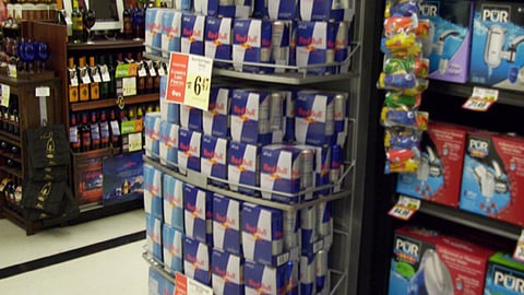 Red Bull End-Aisle Display