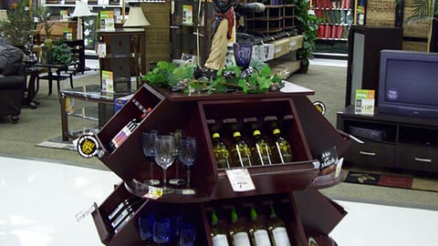 Fry's Marketplace Wine Fixture