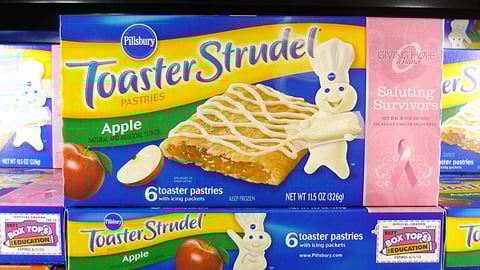 Pillsbury Toaster Strudel 'Giving Hope' Packaging
