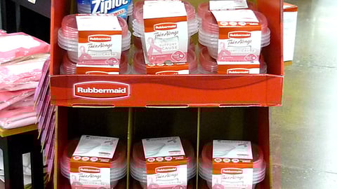 Rubbermaid 'Support the Cause' Shipper